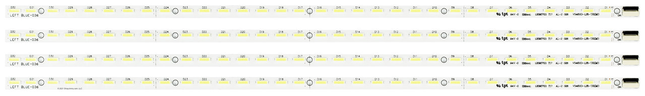 Makvision Wei-Ya V546H3-LS5-TLEM3 V546H3-LS5-TREM3 LED Backlight Bars/Strips (4)