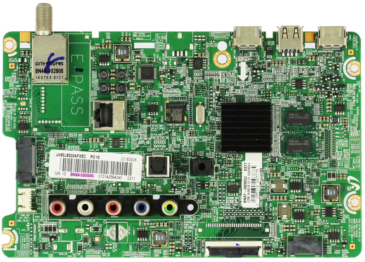 Samsung BN94-09599N Main Board for UN50J5000AFXZC