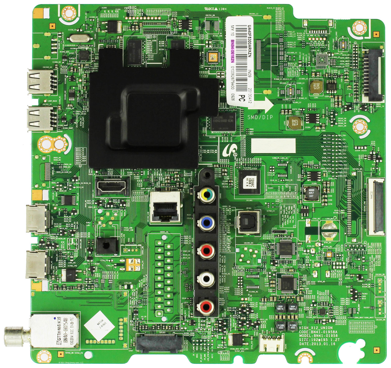 Samsung BN94-06182N Main Board for UA40F5300ARXZN (TD01)