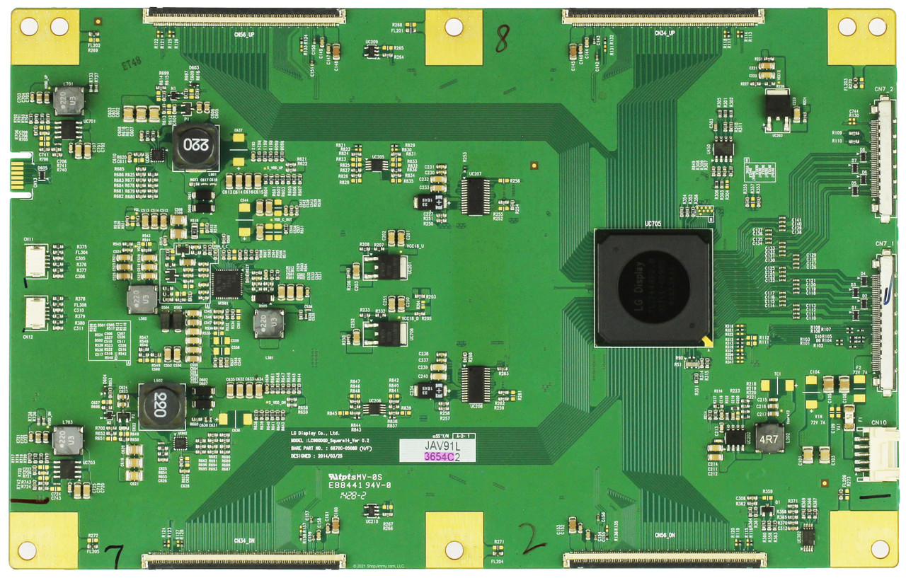 LG 6871L-3654C T-Con Board for 98UB9800-UB