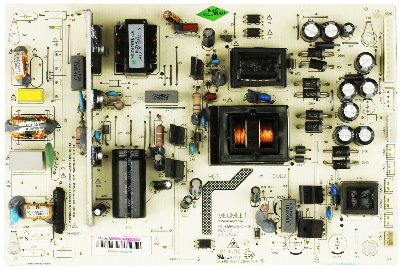 Seiki Westinghouse MIP550D-190V330 Power Supply Unit