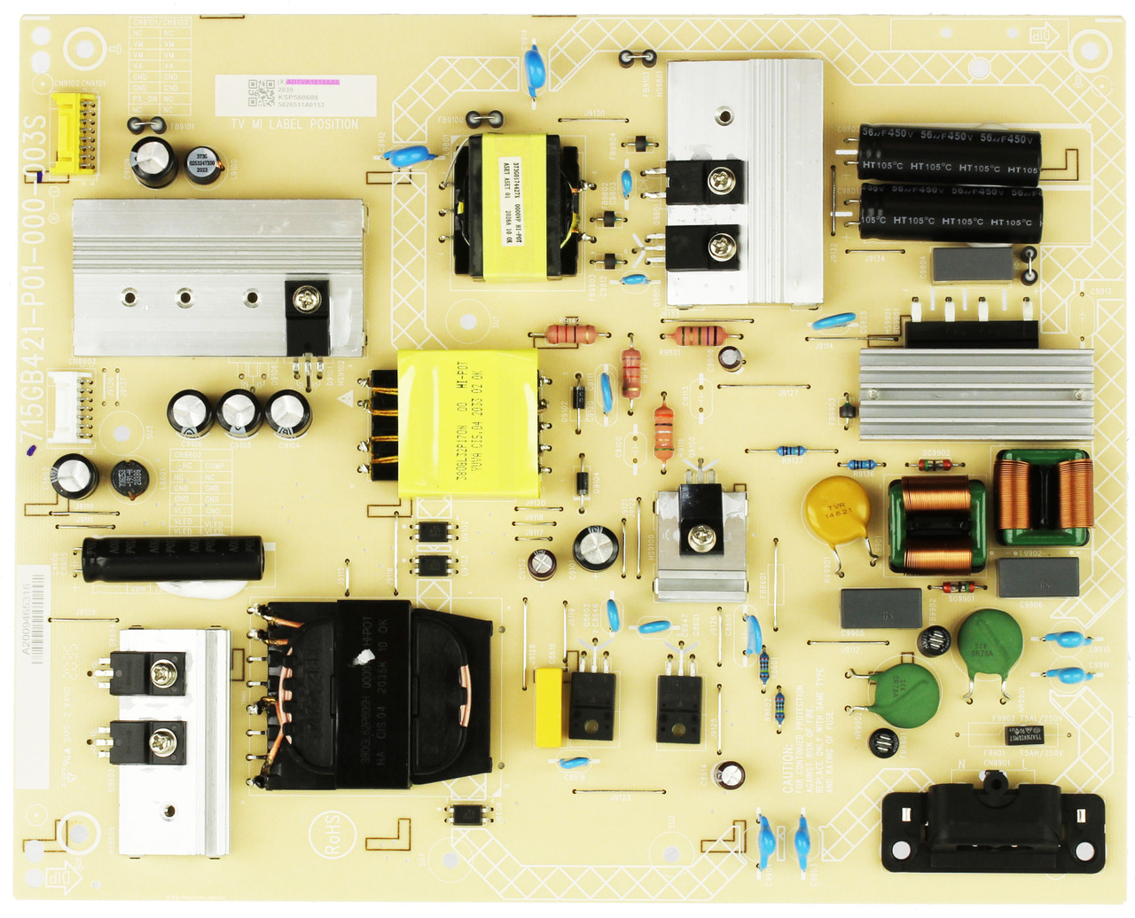 Vizio ADTVK1814AA6 Power Supply Board