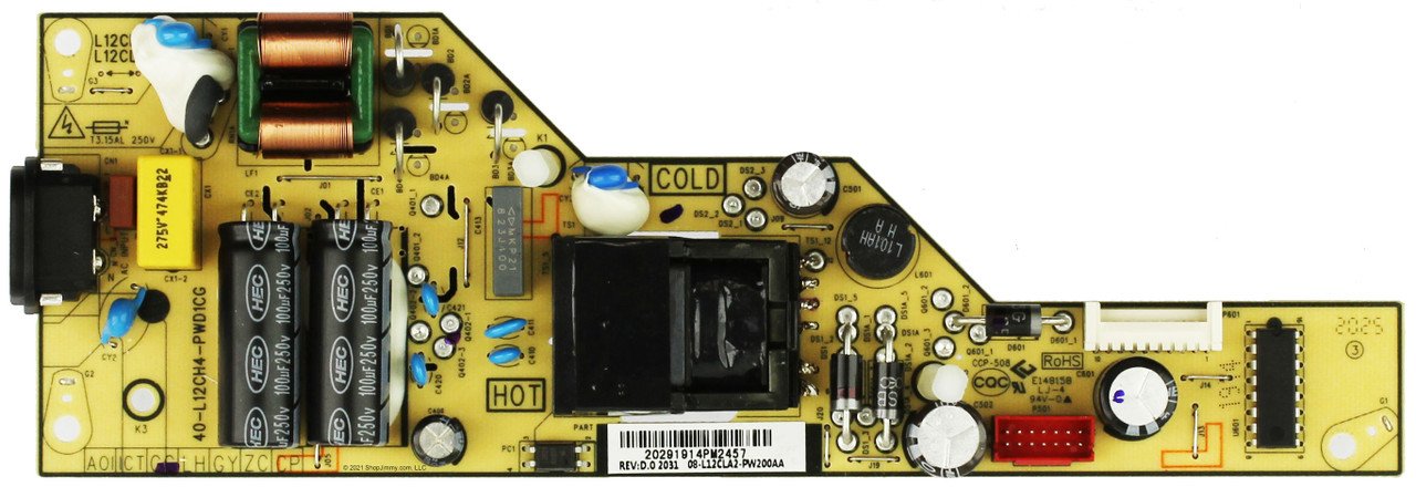 TCL 08-L12CLA2-PW200AA Power Supply Board/LED Driver - Thumbnail 2