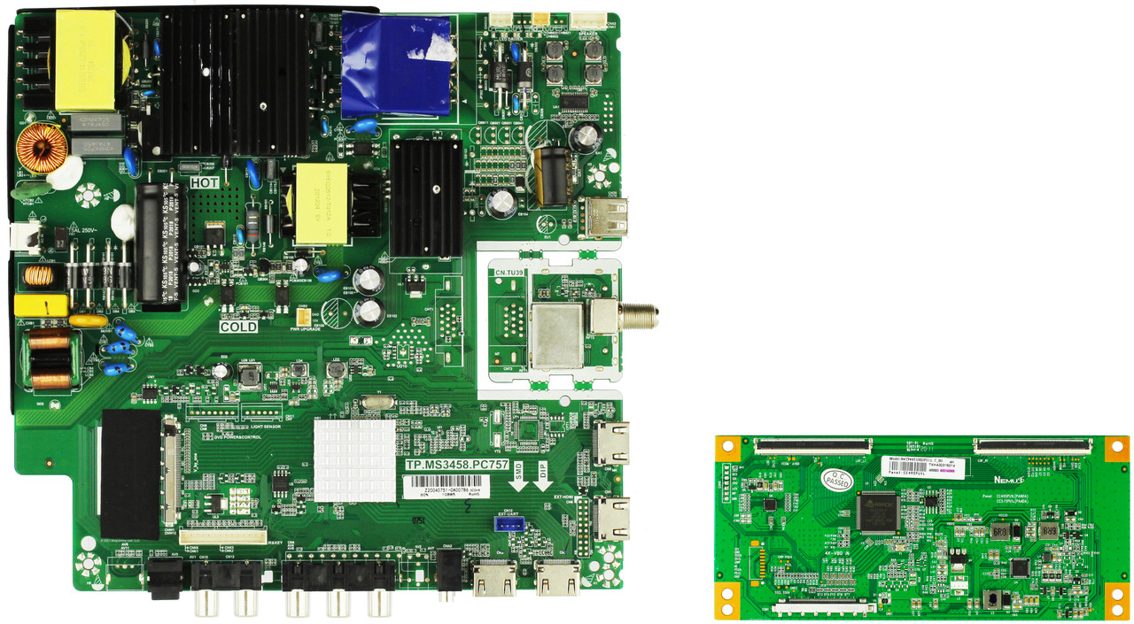 RCA RLDED5098-B-UHD TV Repair Parts Kit - V3