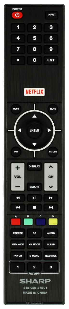 Sharp NQP84505231B01 Remote Control - Used