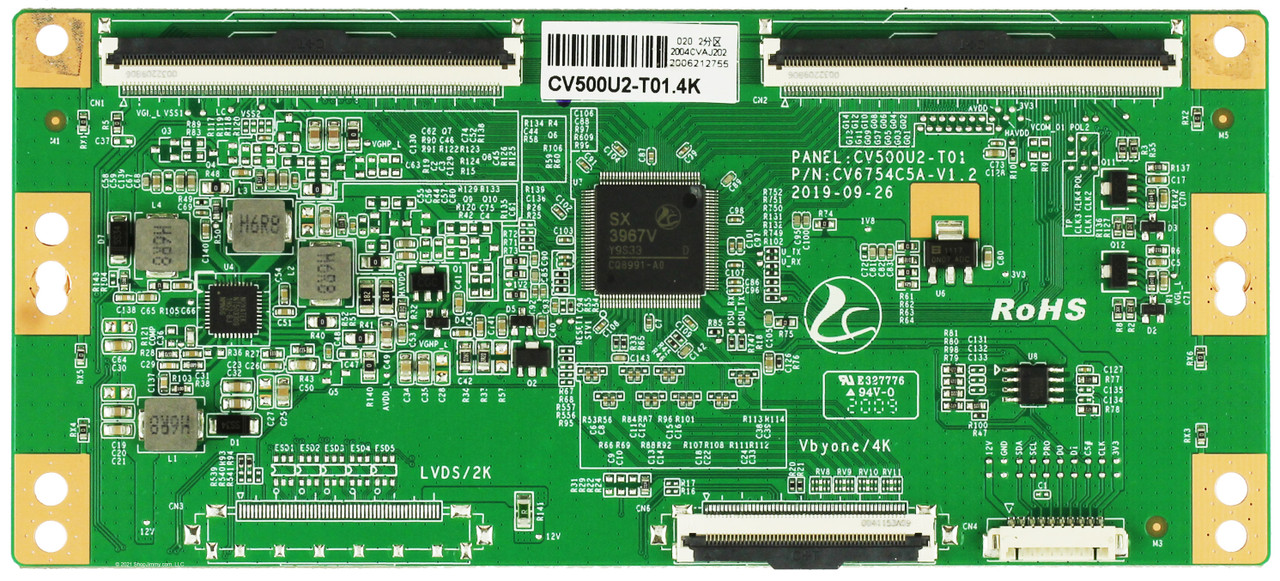 Skyworth CV6754C5A-V1.2 CV500U2-T01.4K T-Con Board