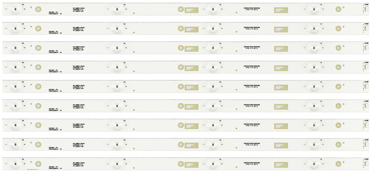 TCL 55HR332M04A1 LED Backlight Strips (9) - NEW