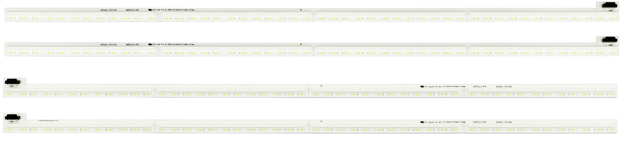 LG LED Backlight Strips/Bars (4) 75SK8070PUA 75SM8670PUA etc NEW 
