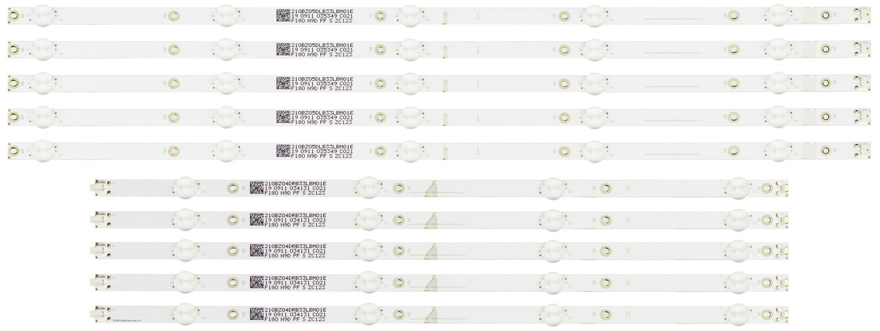 Element LBM550M0501-PJ-4 LBM550M0401-PK-5 LED Backlight Strips (10) E4SW5518RKU NEW