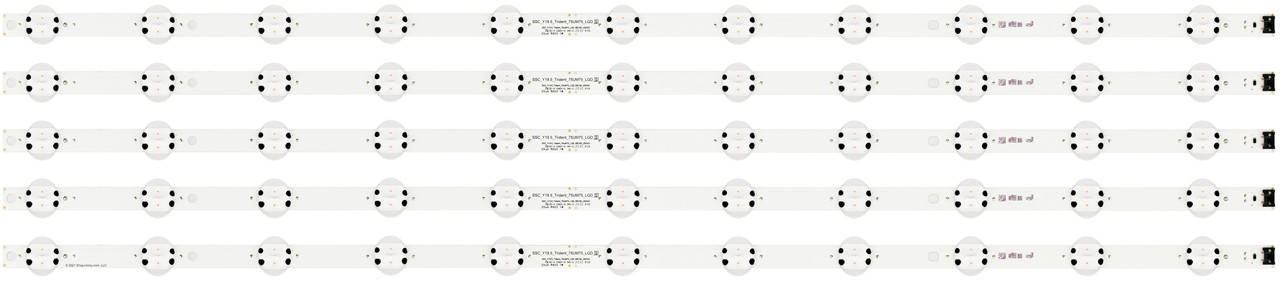 LG EAV64993101 LED Backlight Strips (5) 75UN8570PUC 75UN8570AUD 75UN9070AUD