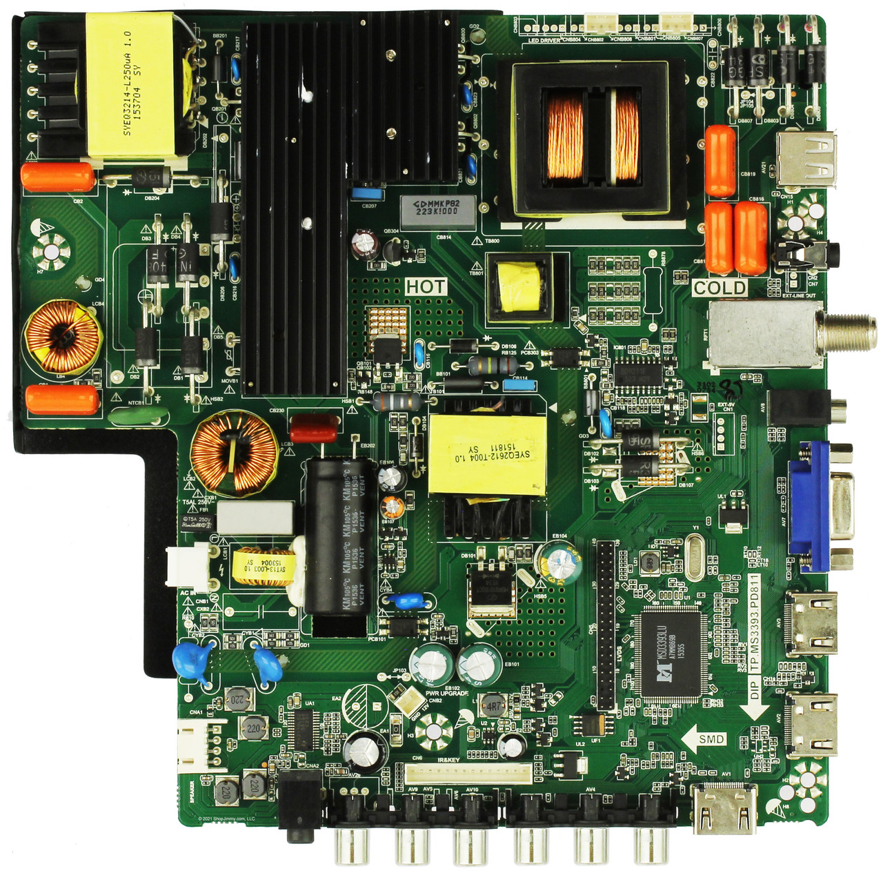 Polaroid B15093102 Main Board/Power Supply for 55GTR3000
