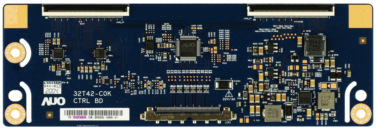Vizio 55.32T42.C38 T-Con Board for D32F-G4 (LBVAQPKW)