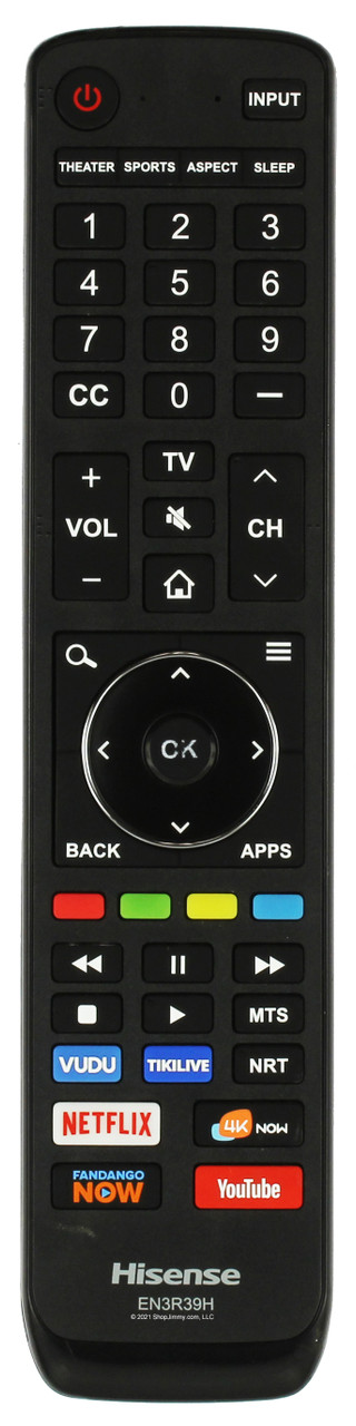Hisense EN3R39H Remote Control - New