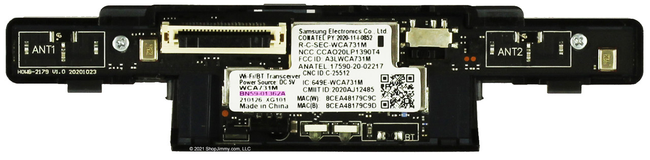 Samsung BN59-01362A (WCA731M) Wi-Fi and Bluetooth Wireless Module