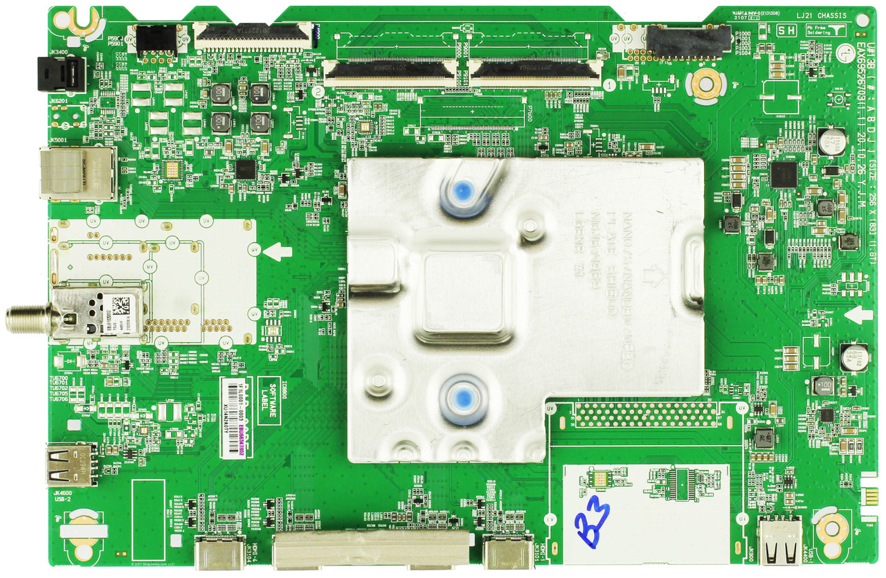 LG EBU66347802 Main Board for 50NANO80UPA.BUSSLJM