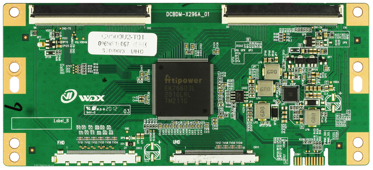 Sansui CV500U2-T01 T-Con Board Version 1 ES50S1A