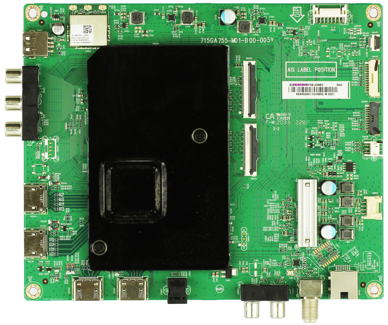 Vizio 756TXKCB02K028 Main Board for P85QX-H1 (LTYAZUKW Serial)