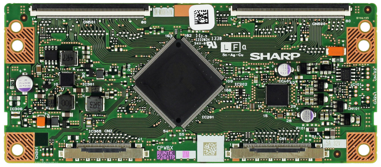 Vizio RUNTK5261TPZM (CPWBX5261TPZM) T-Con Board