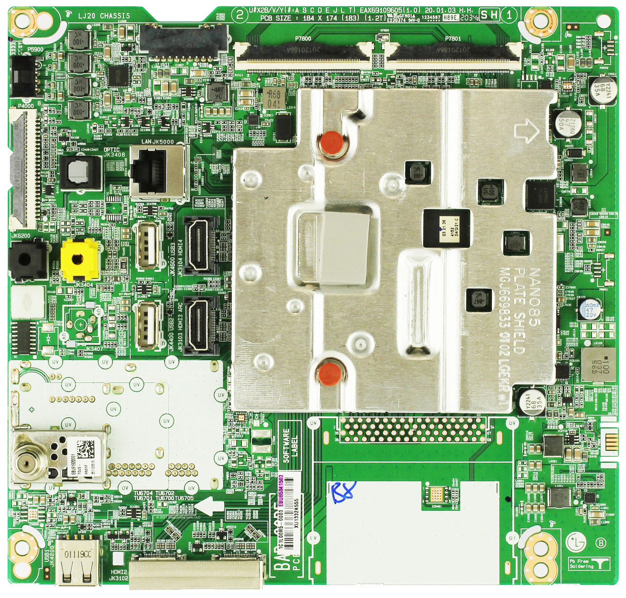 LG EBU65841503 Main Board for 49NANO85UNA.BUSWLJM
