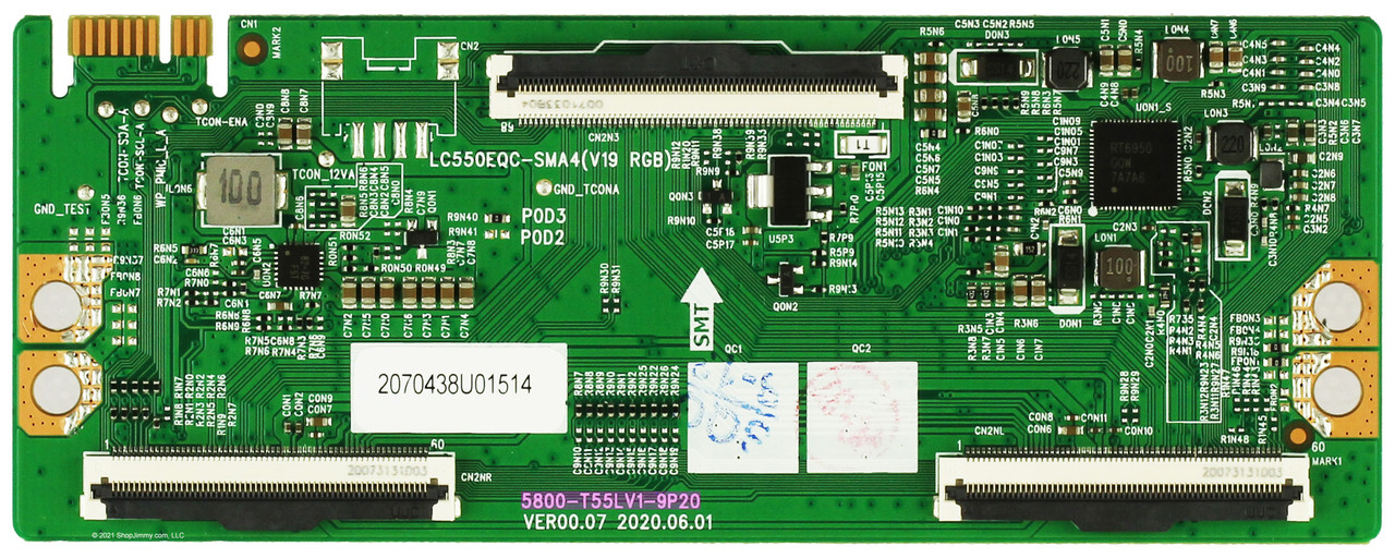 Skyworth 5800-T55LV1-9P20 T-Con Board