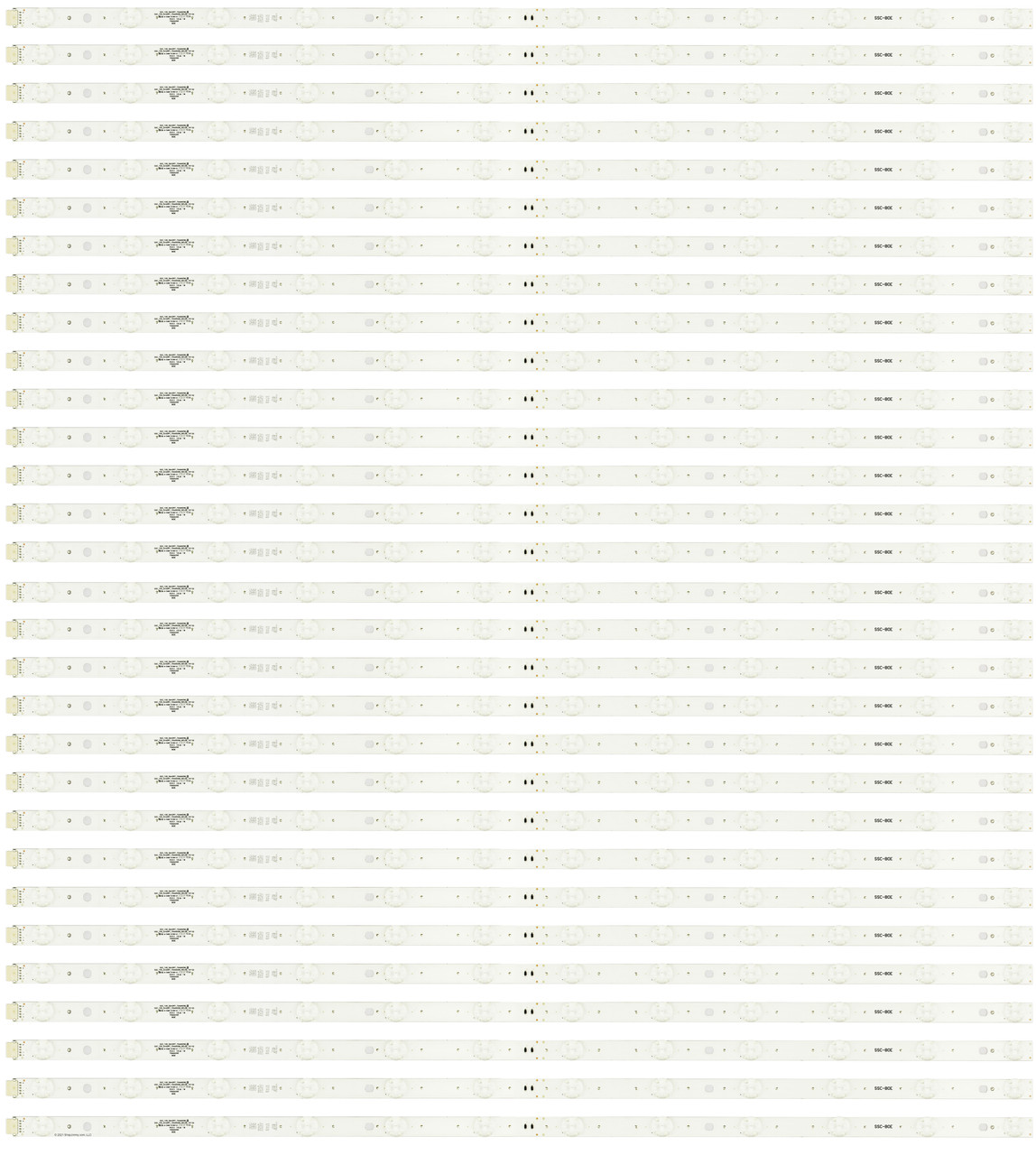 LG AGF30022501 LED Backlight Strips (30) 75NANO95UNA NEW