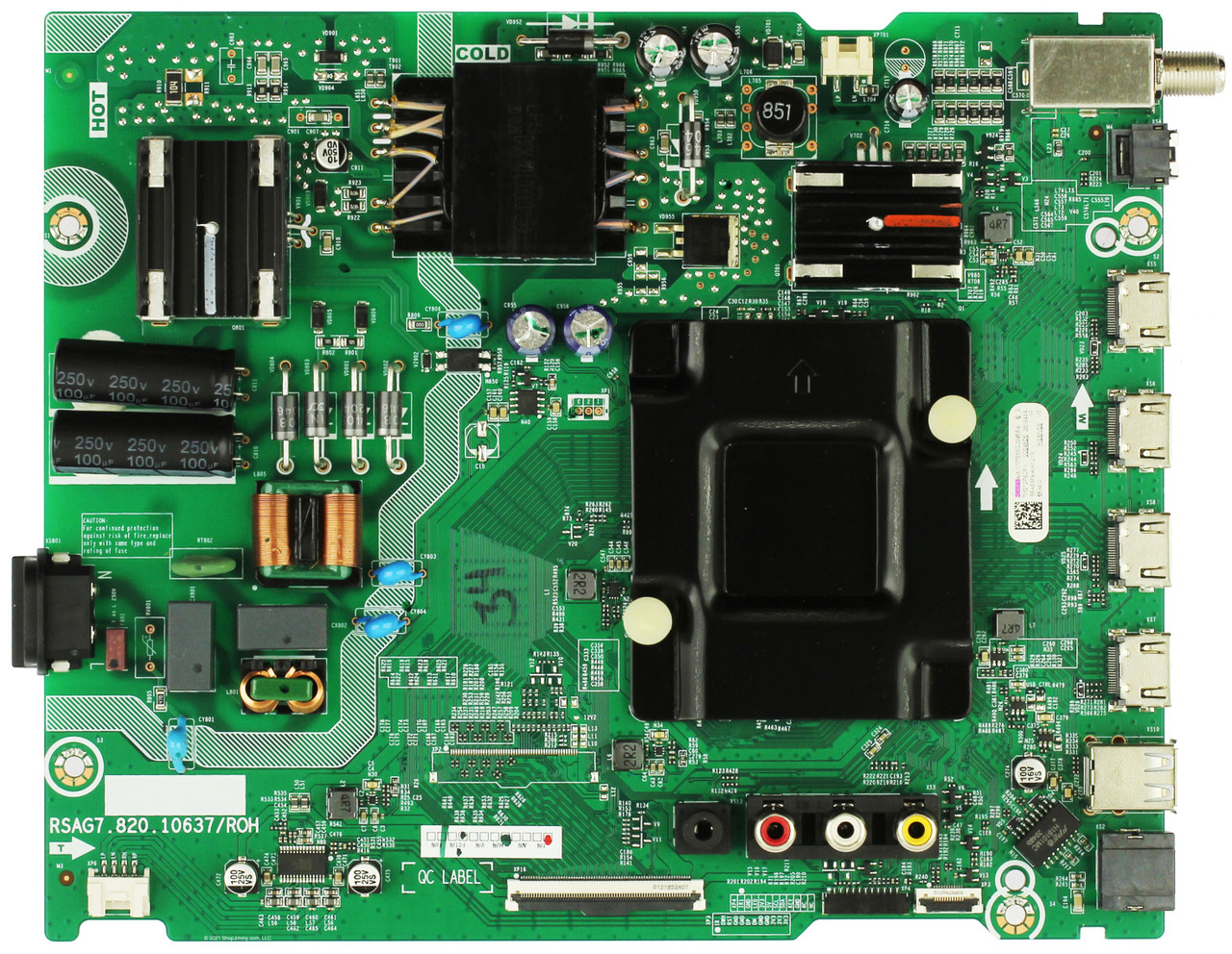 Hisense 280943 280944 288966 Main Board for 55A6G (SEE NOTE)