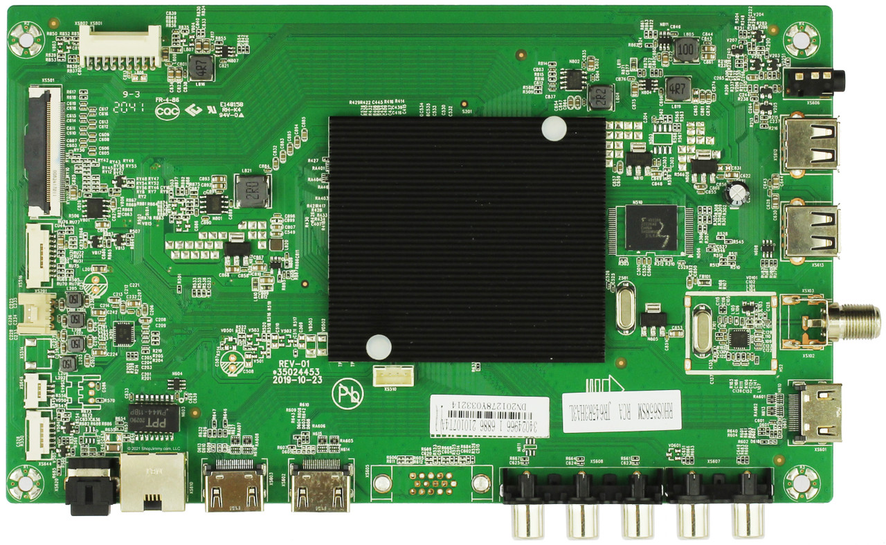 RCA Main Board for RHOS658SM 34024966 (Version 1--SEE NOTE)