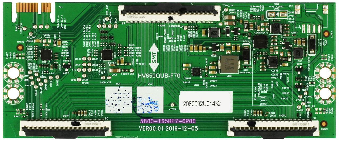 Skyworth 5800-T65BF7-0P00 HV650QUB-F70 T-Con Board
