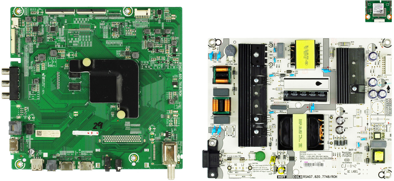 Sharp LC-43Q7000U Complete LED TV Repair Parts Kit VERSION 1