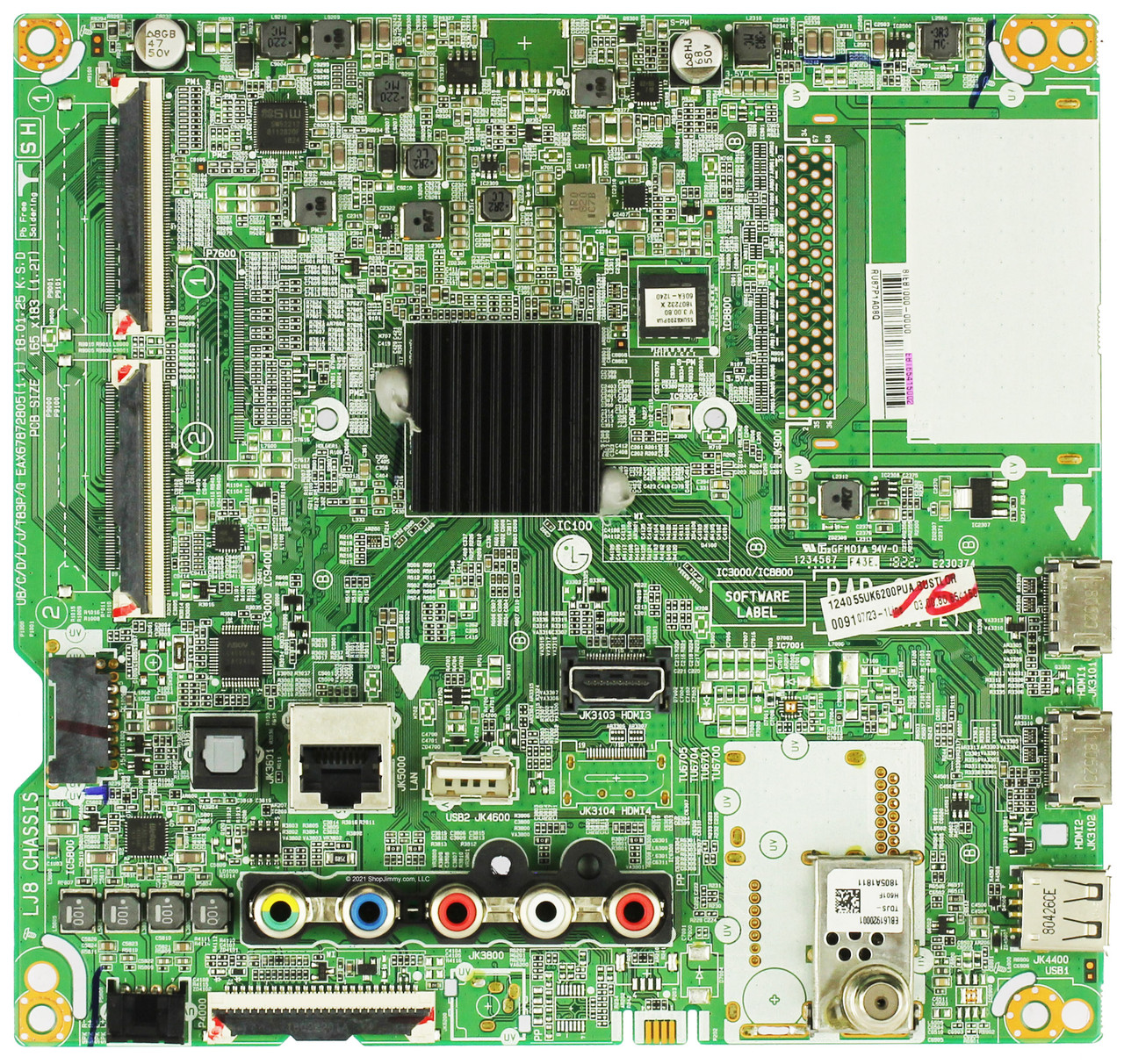 LG EBT65415002 Main Board for 55UK6200PUA.BUSTLOR
