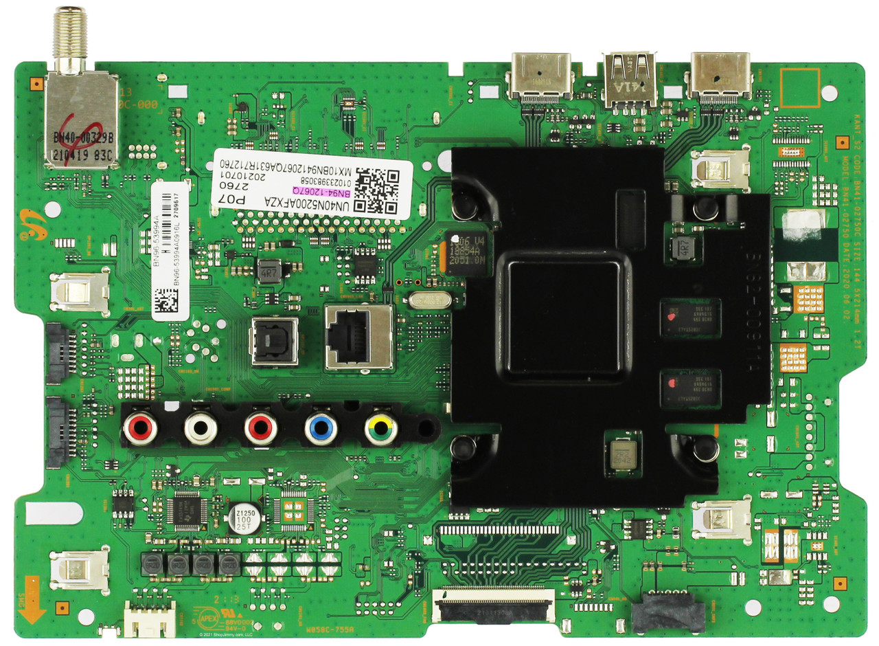 Samsung BN94-12067Q Main Board for UN40N5200AFXZA SEE NOTE