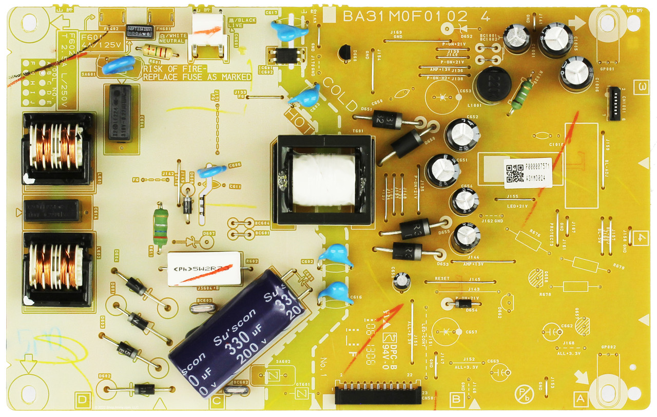Magnavox A31MDMPW-001 Power Supply for 29ME403V/F7