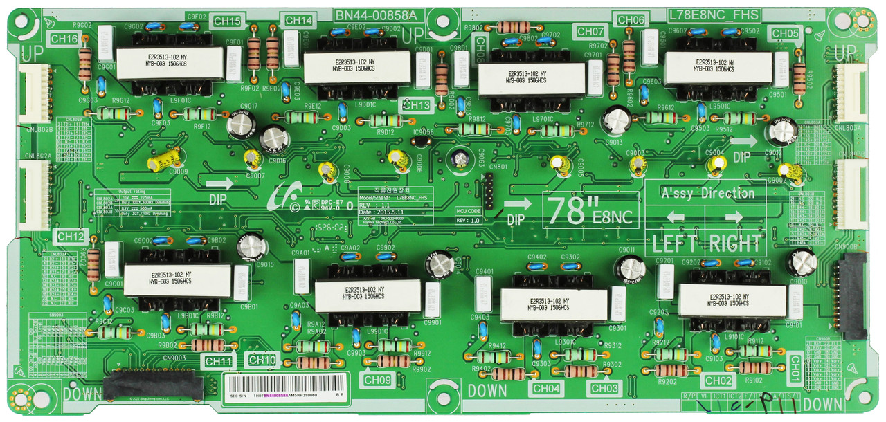 Samsung BN44-00858A Power Supply Board