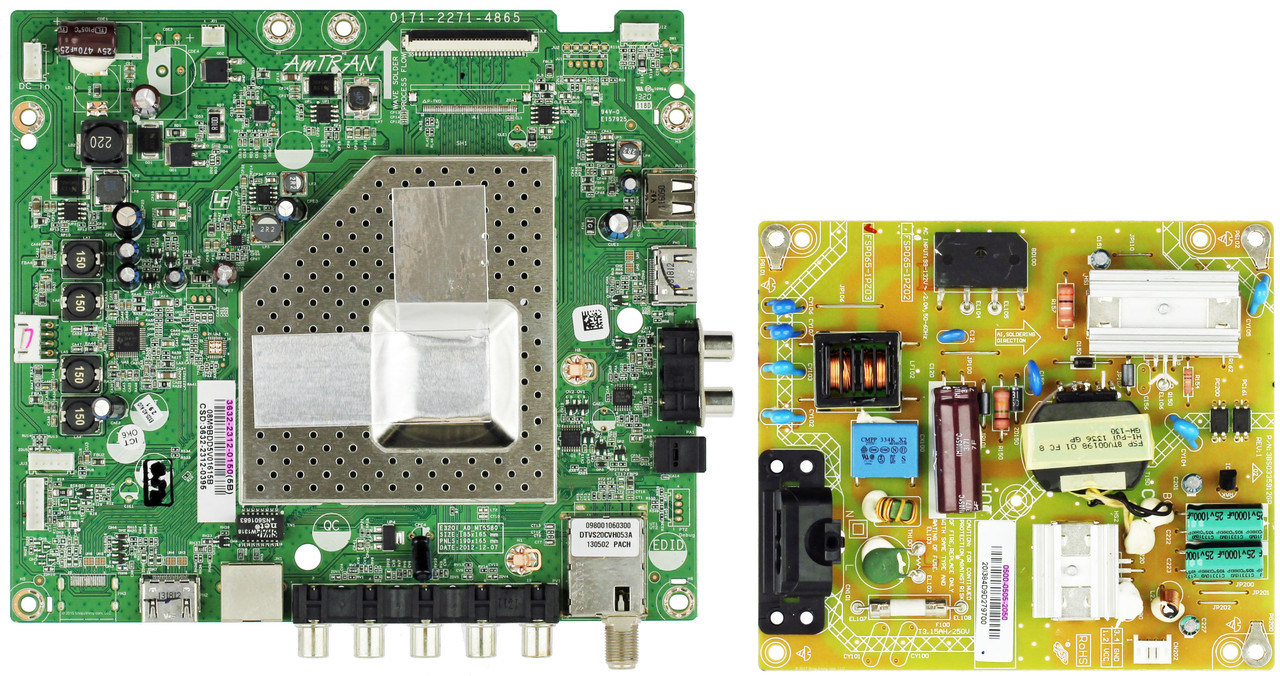 Vizio E320i-A0 (LAEANLHP / LAQANLHP Serial) Complete LED TV Repair Parts Kit