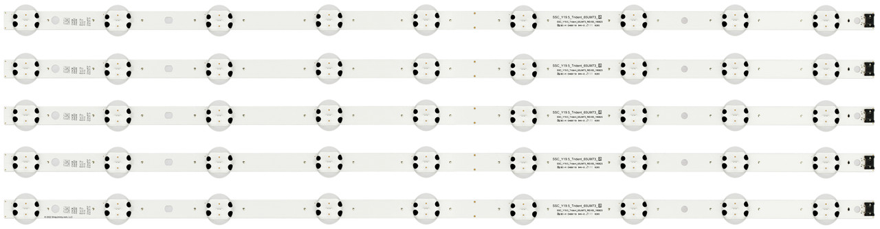 LG EAV65003601 LED Backlight Strips (5) 65UP7560AUD