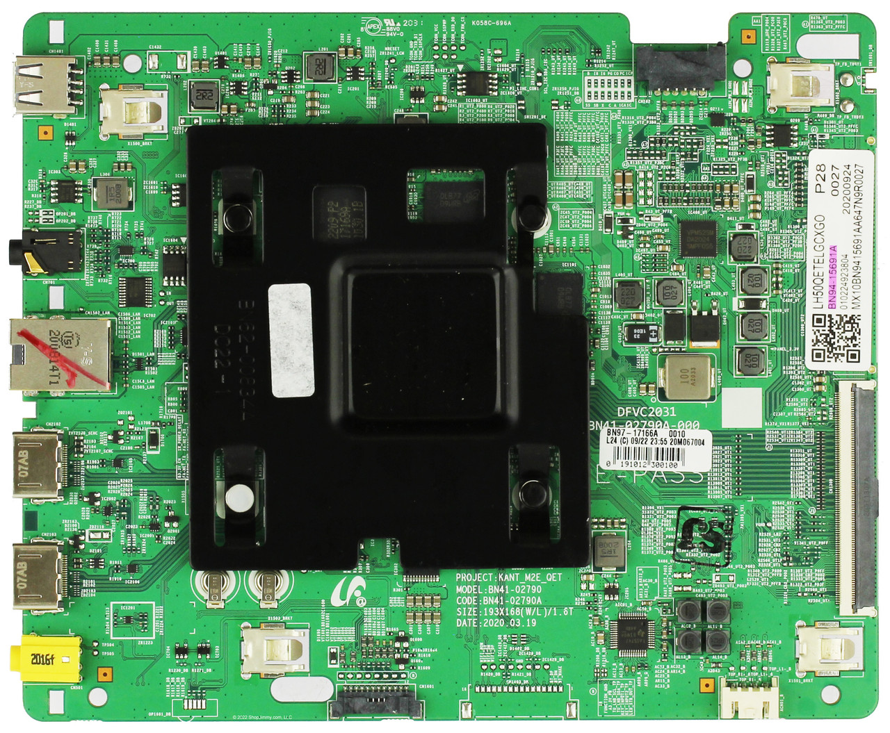 Samsung BN94-15691A Main Board for LH50QETELGCXGO
