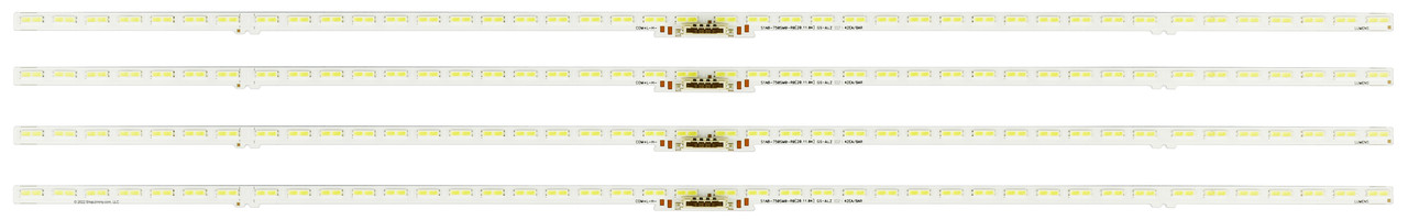 LED Backlight Strip Kit For Samsung UN65AU8000 Series – 65AUBK, BN61-17479B, BN96-52586A – 64 LEDs, 2in1