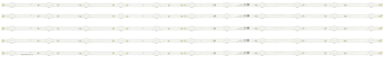 Insignia LB-GM3030-GJBBY585X11BB11-S LED Backlight Strips (5) NS-58F301NA22 NEW