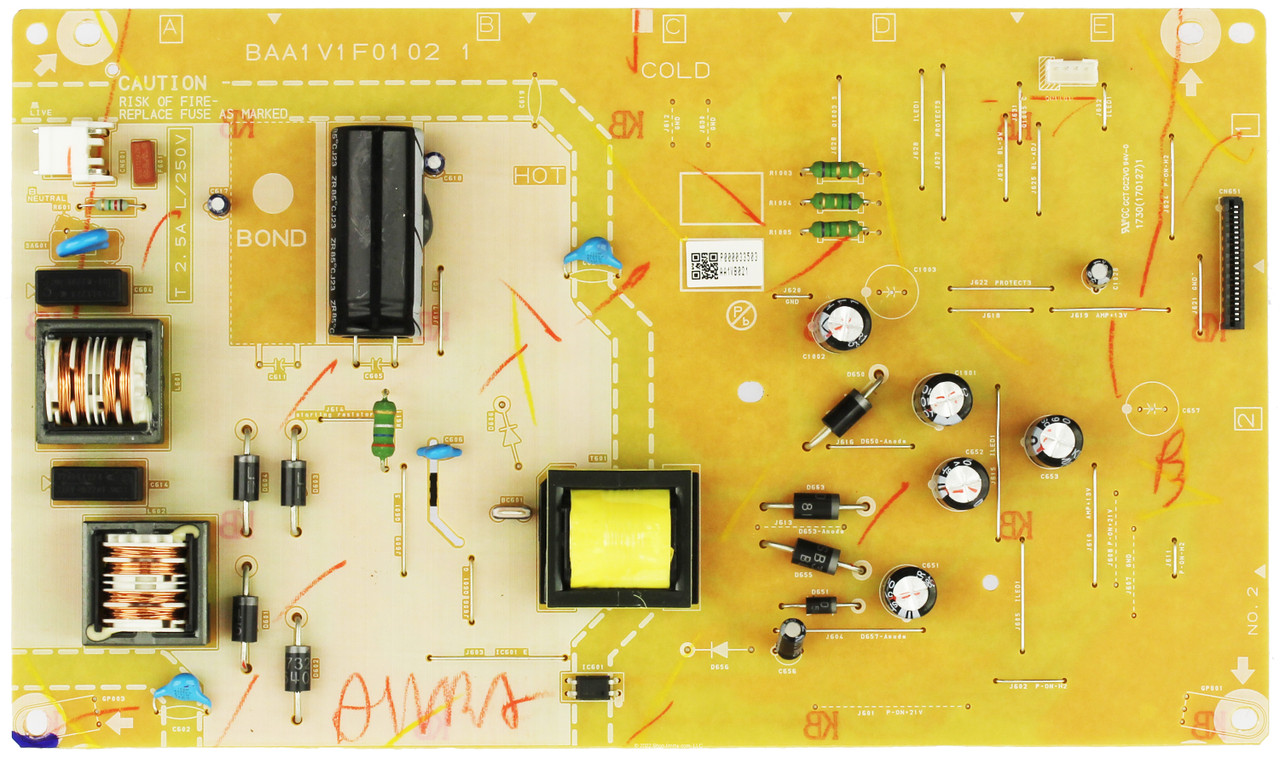 Philips AA1V0MPW-001 Power Supply 43PFL4902/F7