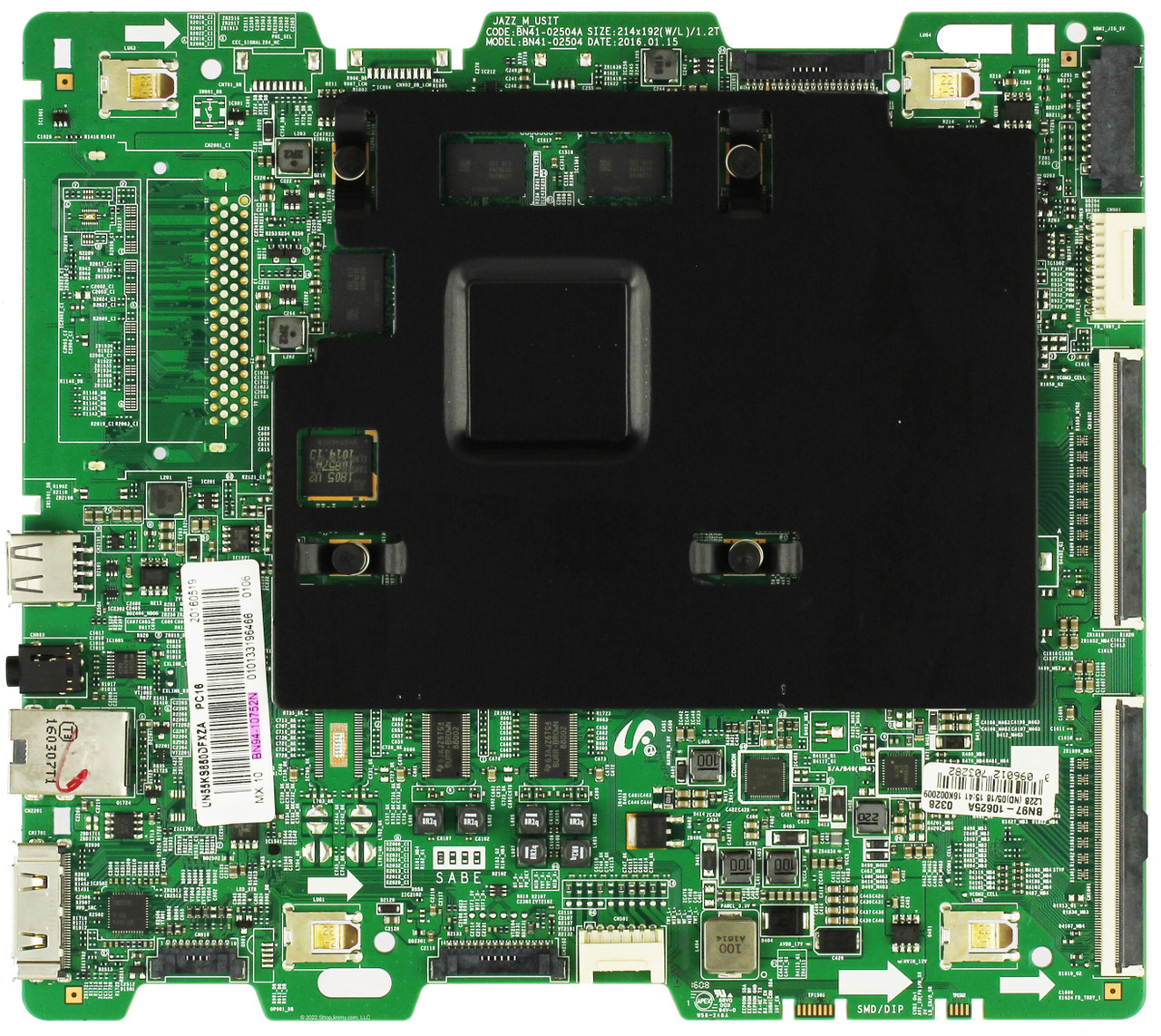 Samsung BN94-10752N Main Board for UN55KS850DFXZA (Version FA01)