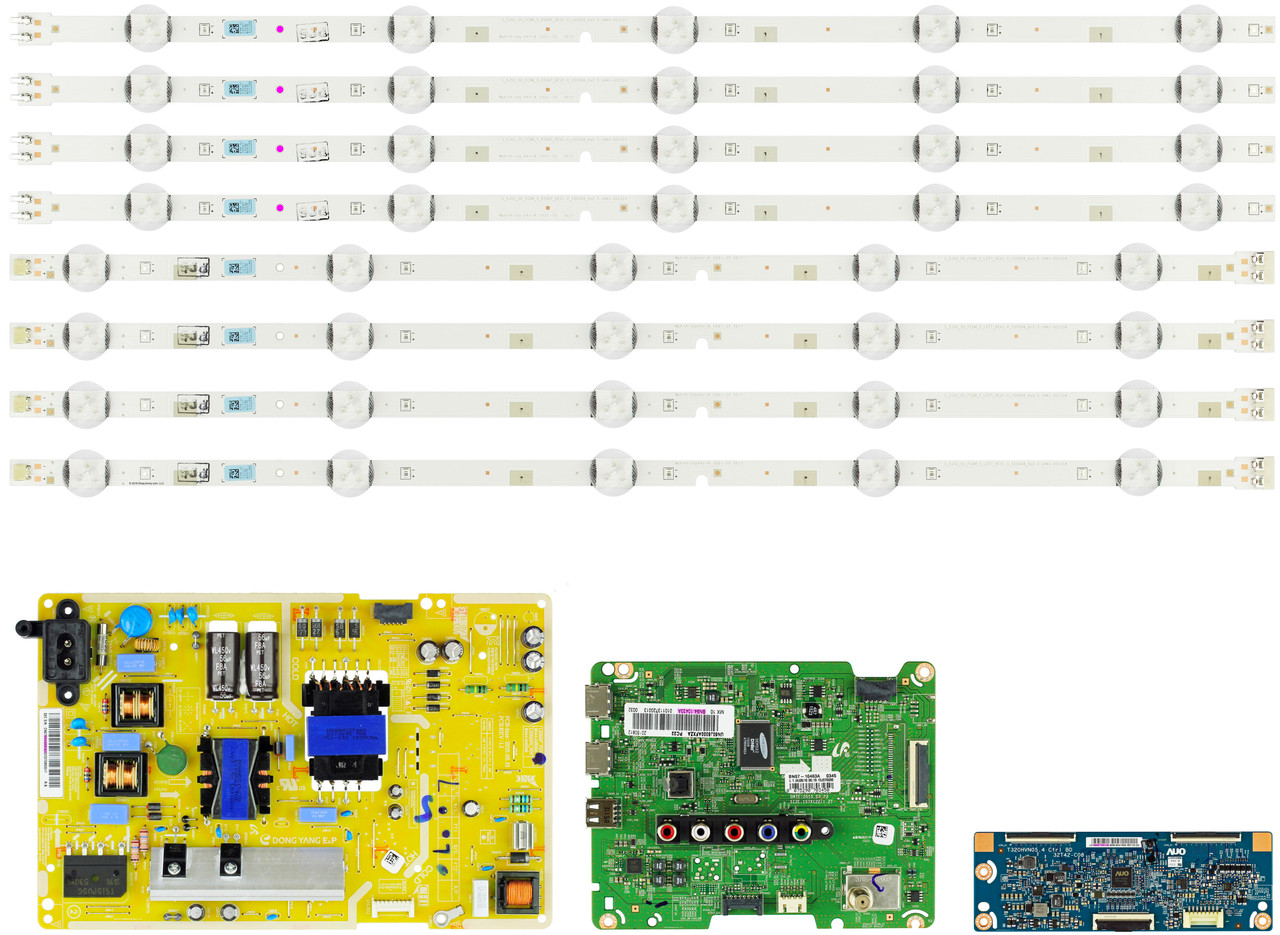 Samsung UN50J5000AFXZA (Version DD02) Complete LED TV Repair Parts Kit w/Backlight trips