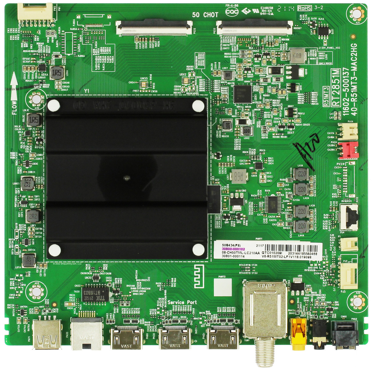 TCL 30800-000102 40-R51MT3-MAC2HG Main Board for 50S434