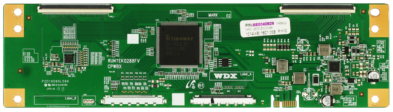 RCA AE0140828 T-Con Board