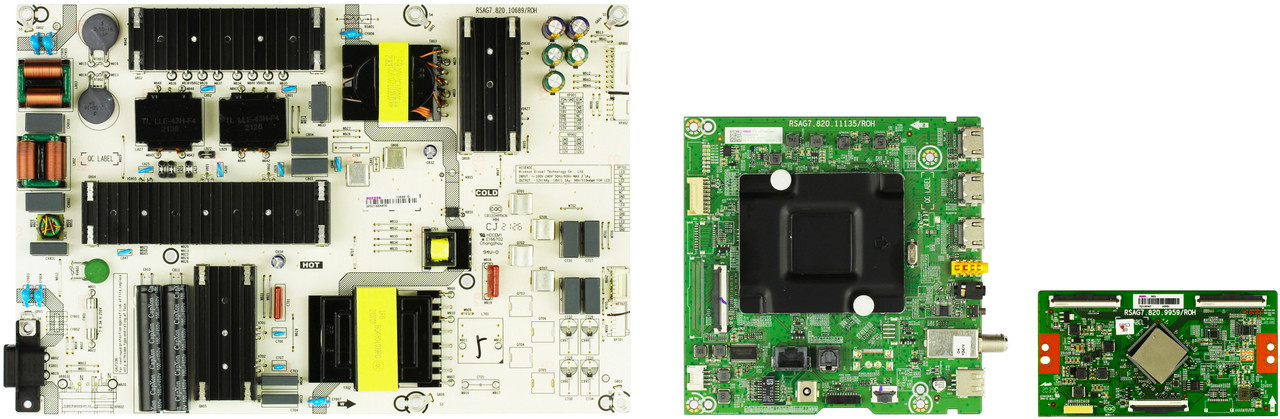 Hisense 75R6E4 Complete LED TV Repair Parts Kit Version 1