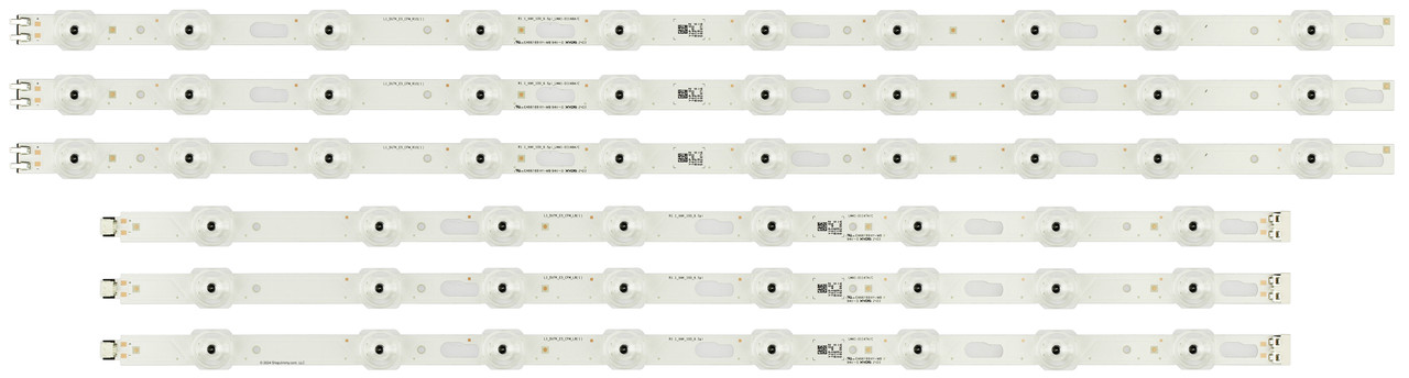 LG EAV65019701 EAV65010101 LED Backlight Strips (6) 50NANO75UPA