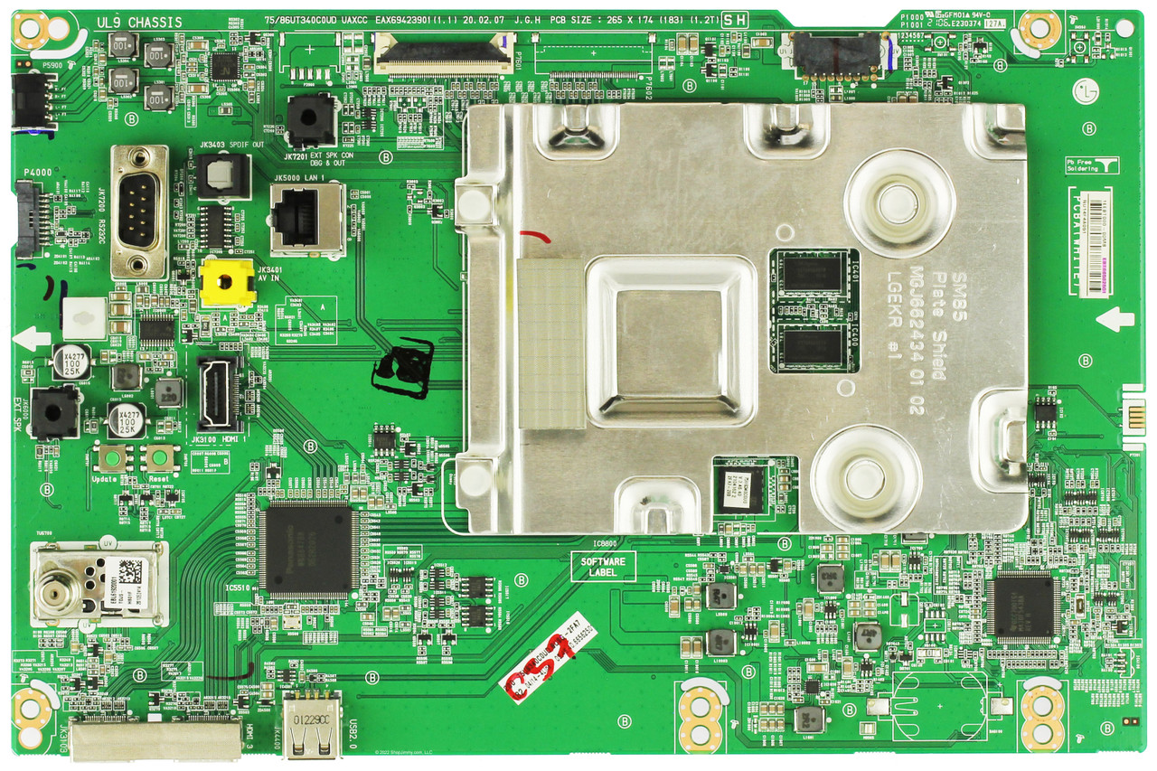 LG EBT66562501 Main Board for 75US340C0UD