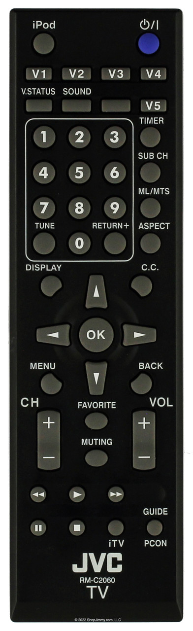 JVC RM-C2060 Remote Control - Open Bag