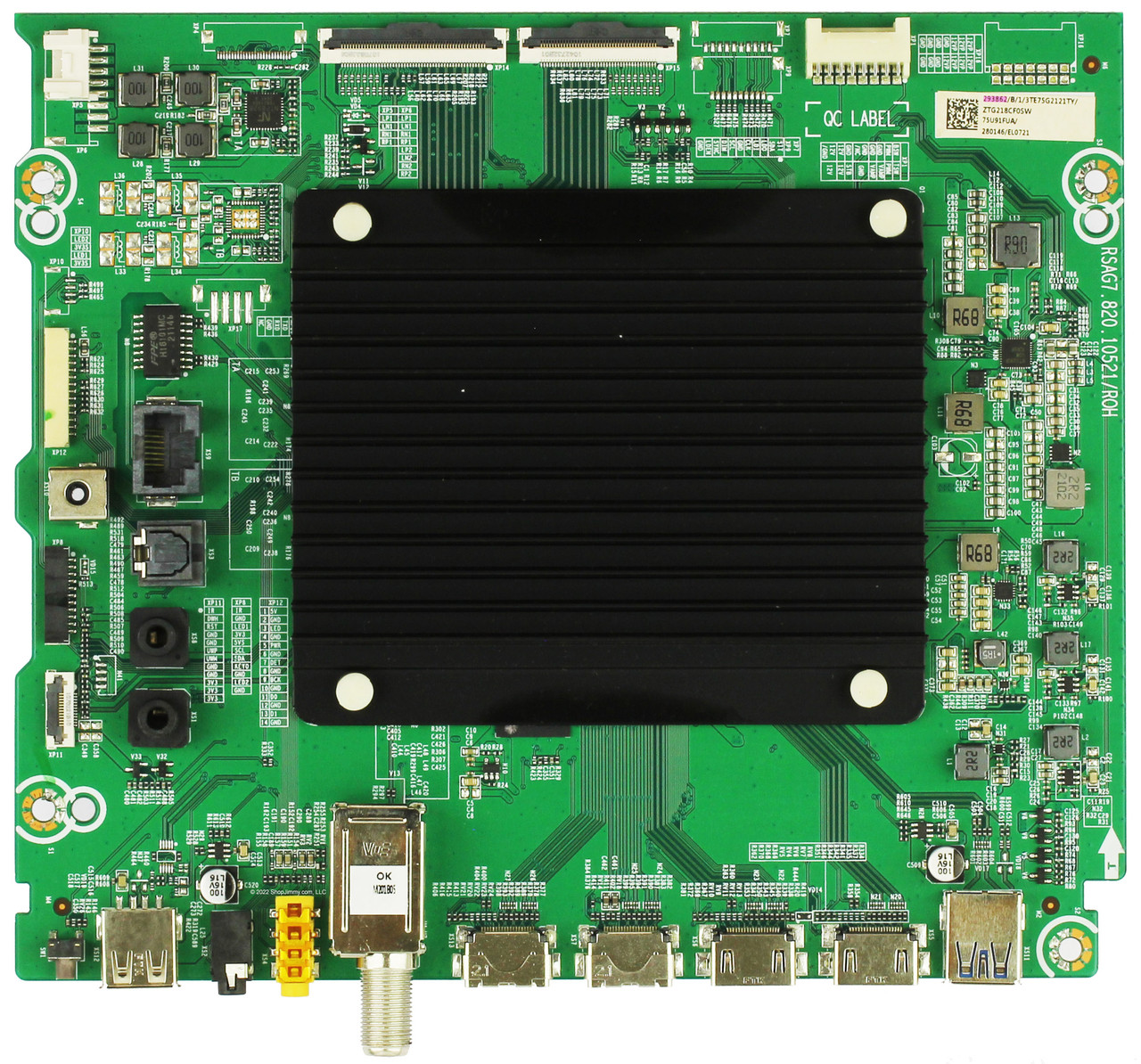 Hisense 280146 293862 RSAG7.820.10521/ROH Main Board for 75U9DG