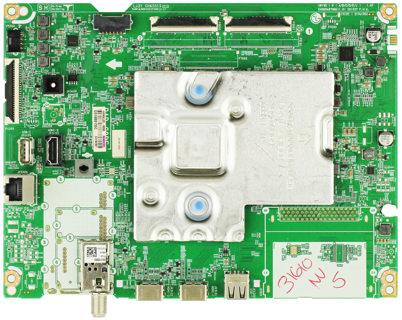 LG EBU66464701 Main Board for 43UP8000PUR.AUSGLJH