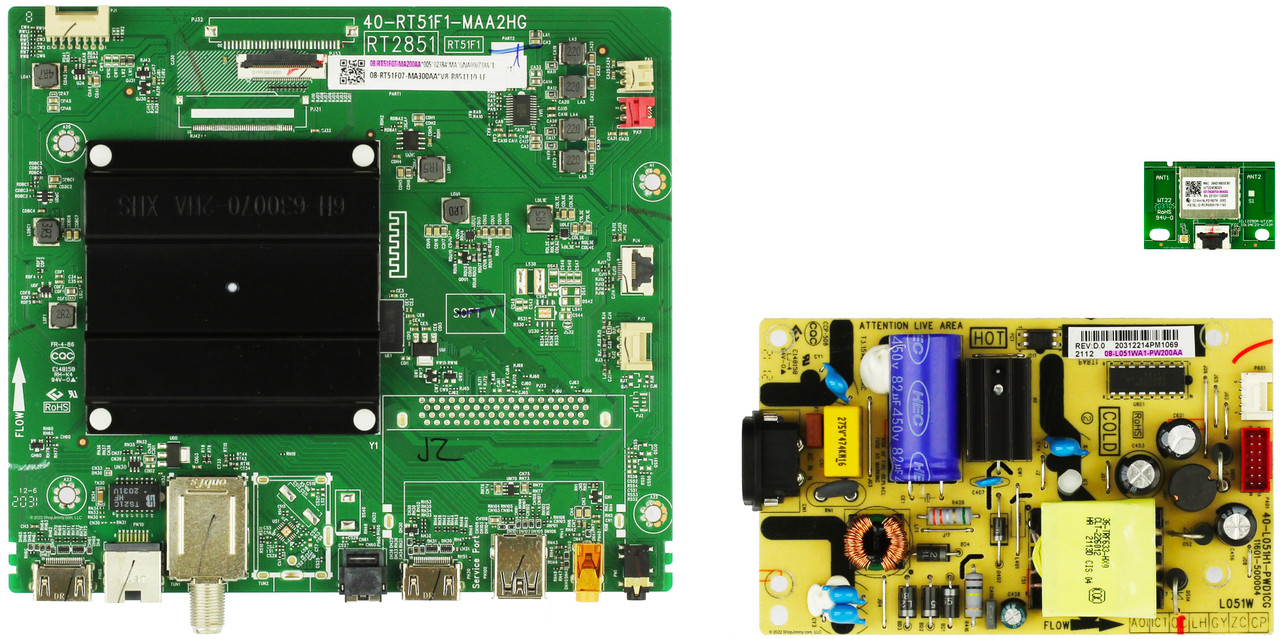 TCL 32S330 Complete TV Repair Parts Kit V2